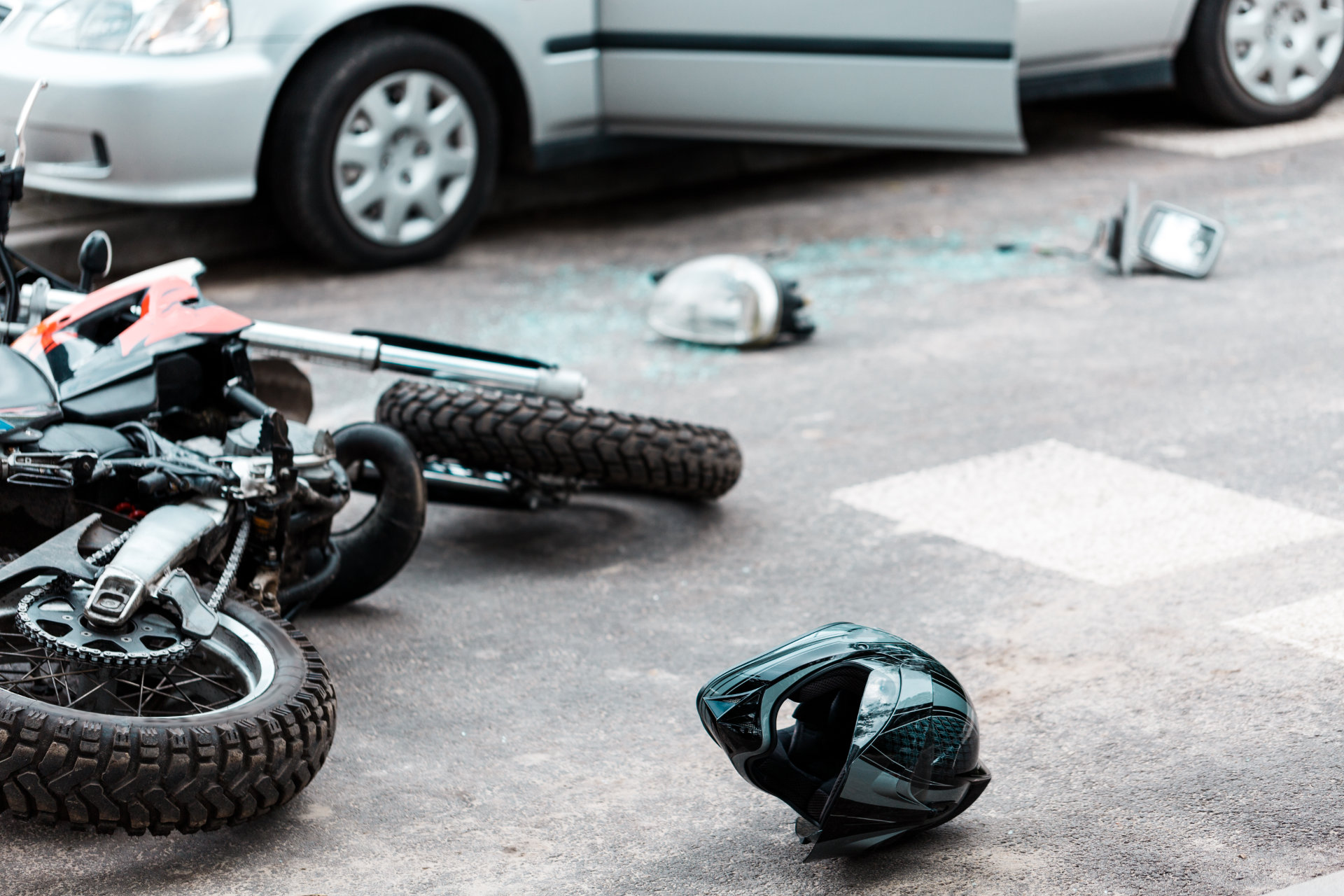 bike damaged in accident